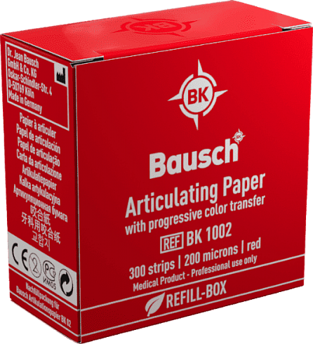 Артикуляционные бумаги Bausch Arti-Check толщиной 200μ